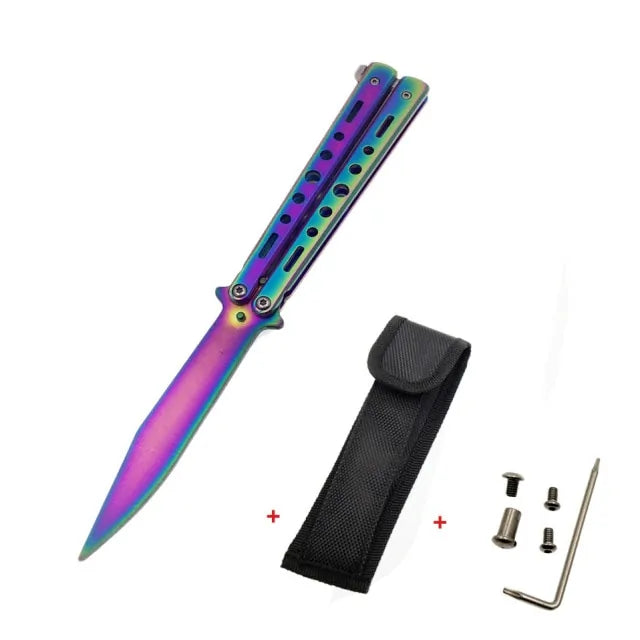 Colorful Training Butterfly knife