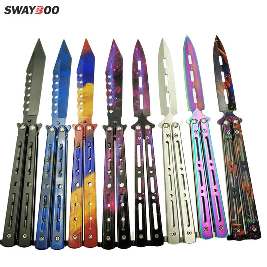 Colorful Training Butterfly knife