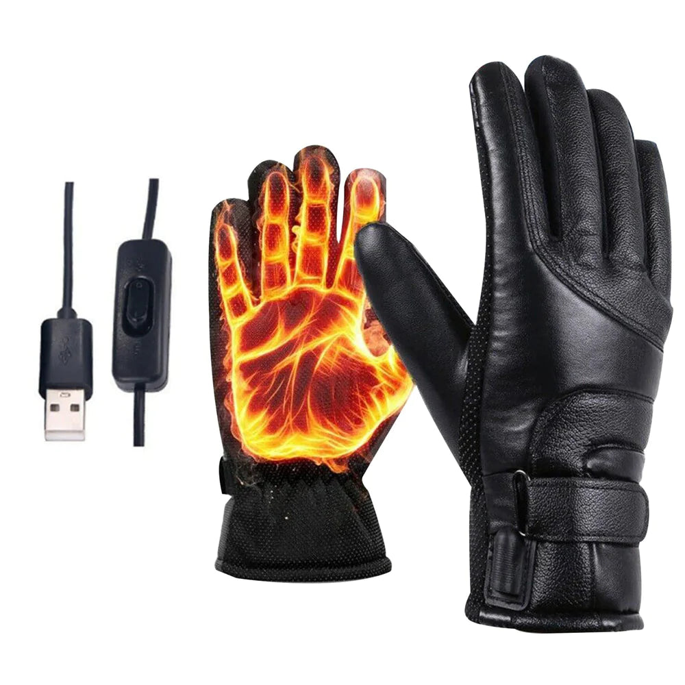 Heated Winter Ski Gloves