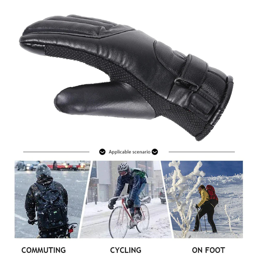 Heated Winter Ski Gloves