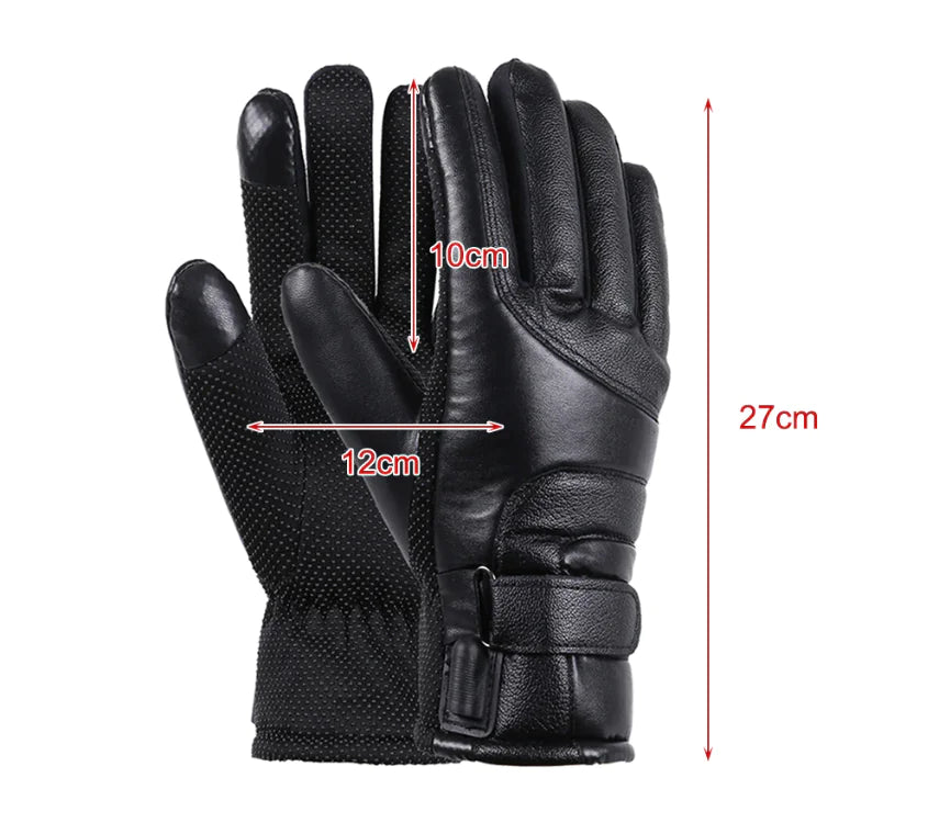 Heated Winter Ski Gloves