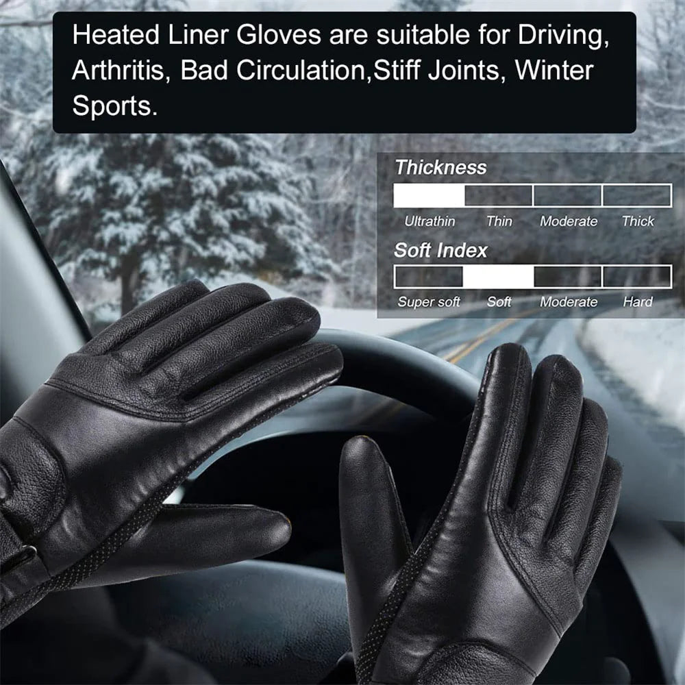 Heated Winter Ski Gloves