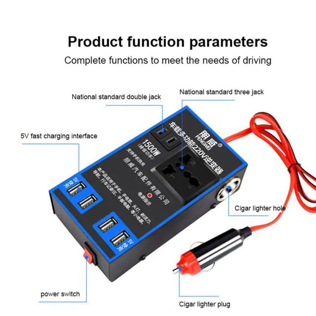 1500W Car Power Inverter