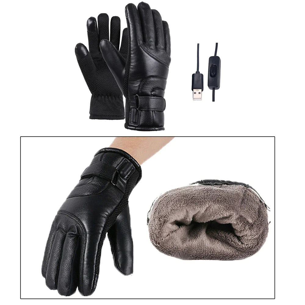 Heated Winter Ski Gloves