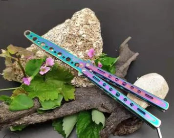 Colorful Training Butterfly knife