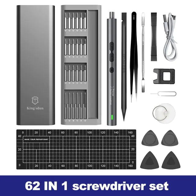 Electric Screwdriver 62/28/120pcs IN 1 Screwdriver Set