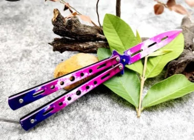 Colorful Training Butterfly knife