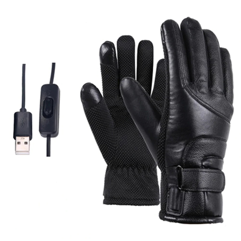 Heated Winter Ski Gloves