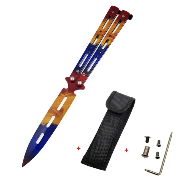 Colorful Training Butterfly knife