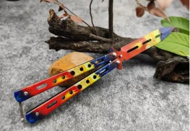 Colorful Training Butterfly knife