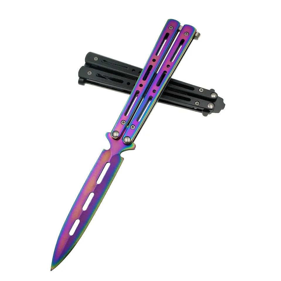 Colorful Training Butterfly knife